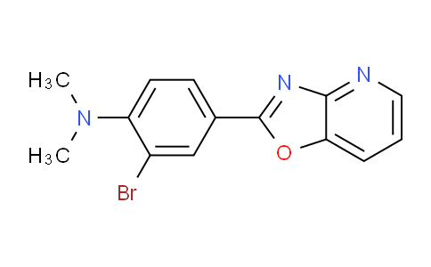 CAS No. 1706448-43-2, 2-Bromo-N,N-dimethyl-4-(oxazolo[4,5-b]pyridin-2-yl)aniline