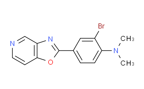 CAS No. 1706439-69-1, 2-Bromo-N,N-dimethyl-4-(oxazolo[4,5-c]pyridin-2-yl)aniline