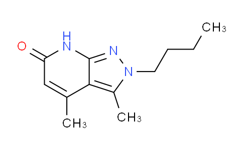 CAS No. 1018163-52-4, 2-Butyl-3,4-dimethyl-2H-pyrazolo[3,4-b]pyridin-6(7H)-one