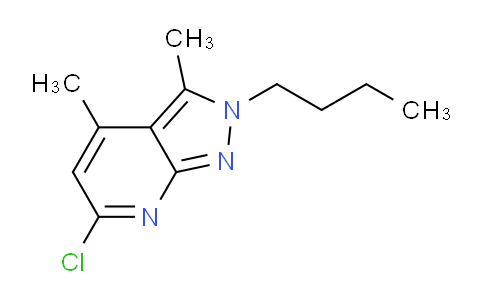 CAS No. 1018127-94-0, 2-Butyl-6-chloro-3,4-dimethyl-2H-pyrazolo[3,4-b]pyridine