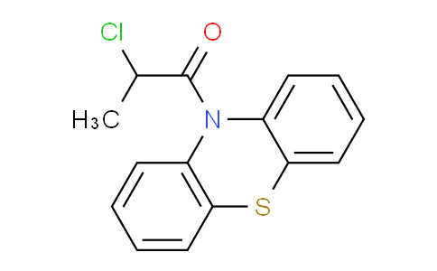 CAS No. 38076-63-0, 2-Chloro-1-(10H-phenothiazin-10-yl)propan-1-one