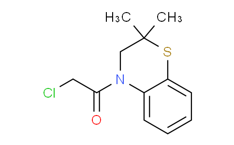 CAS No. 591221-63-5, 2-Chloro-1-(2,2-dimethyl-2h-benzo[b][1,4]thiazin-4(3H)-yl)ethanone