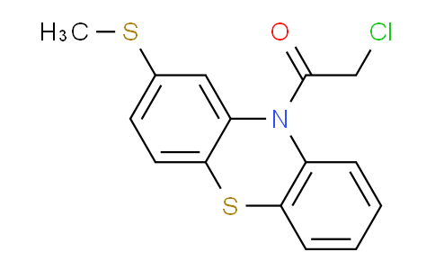 CAS No. 65010-93-7, 2-Chloro-1-(2-(methylthio)-10H-phenothiazin-10-yl)ethanone