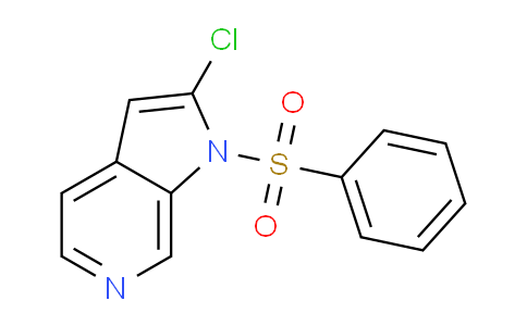 CAS No. 1227269-16-0, 2-Chloro-1-(phenylsulfonyl)-1H-pyrrolo[2,3-c]pyridine
