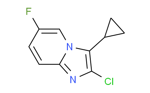 CAS No. 1447607-95-5, 2-Chloro-3-cyclopropyl-6-fluoroimidazo[1,2-a]pyridine
