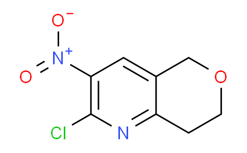 CAS No. 1260671-30-4, 2-Chloro-3-nitro-7,8-dihydro-5H-pyrano[4,3-b]pyridine