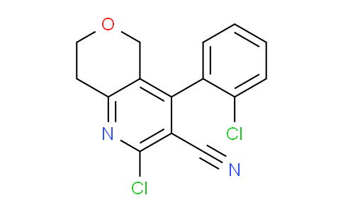 CAS No. 1710661-49-6, 2-Chloro-4-(2-chlorophenyl)-7,8-dihydro-5H-pyrano[4,3-b]pyridine-3-carbonitrile