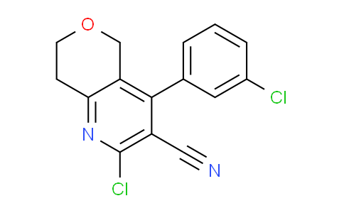 CAS No. 1779124-75-2, 2-Chloro-4-(3-chlorophenyl)-7,8-dihydro-5H-pyrano[4,3-b]pyridine-3-carbonitrile