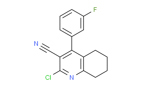 CAS No. 1603053-64-0, 2-Chloro-4-(3-fluorophenyl)-5,6,7,8-tetrahydroquinoline-3-carbonitrile