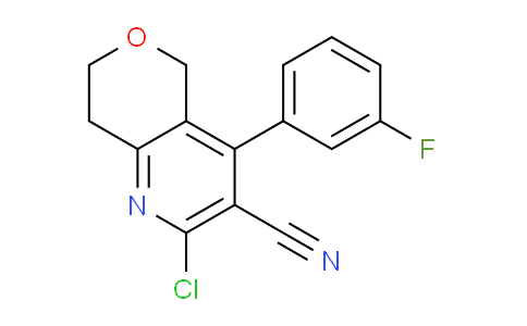 CAS No. 1707391-89-6, 2-Chloro-4-(3-fluorophenyl)-7,8-dihydro-5H-pyrano[4,3-b]pyridine-3-carbonitrile