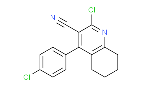 CAS No. 1226322-34-4, 2-Chloro-4-(4-chlorophenyl)-5,6,7,8-tetrahydroquinoline-3-carbonitrile