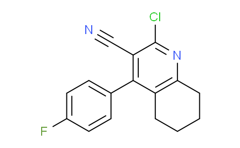 CAS No. 1225701-69-8, 2-Chloro-4-(4-fluorophenyl)-5,6,7,8-tetrahydroquinoline-3-carbonitrile