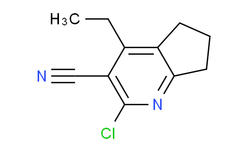 CAS No. 1710661-47-4, 2-Chloro-4-ethyl-6,7-dihydro-5H-cyclopenta[b]pyridine-3-carbonitrile