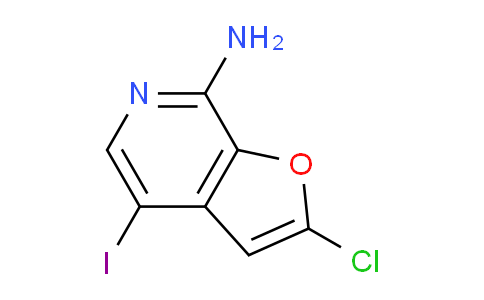 CAS No. 1326642-57-2, 2-Chloro-4-iodofuro[2,3-c]pyridin-7-amine