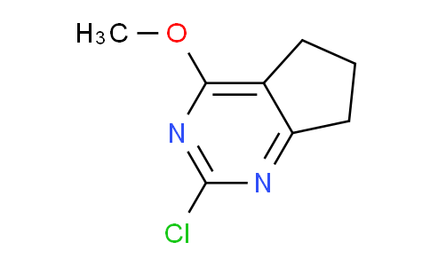 CAS No. 81532-47-0, 2-Chloro-4-methoxy-6,7-dihydro-5H-cyclopenta[d]pyrimidine