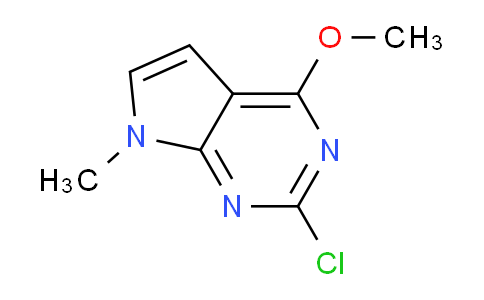 CAS No. 84955-34-0, 2-Chloro-4-methoxy-7-methyl-7H-pyrrolo[2,3-d]pyrimidine