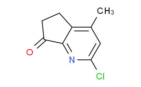 CAS No. 745075-82-5, 2-Chloro-4-methyl-5,6-dihydro-7H-cyclopenta[b]pyridin-7-one