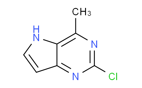 CAS No. 1140241-22-0, 2-Chloro-4-methyl-5H-pyrrolo[3,2-d]pyrimidine