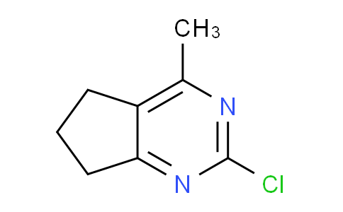 CAS No. 83939-58-6, 2-Chloro-4-methyl-6,7-dihydro-5H-cyclopenta[d]pyrimidine