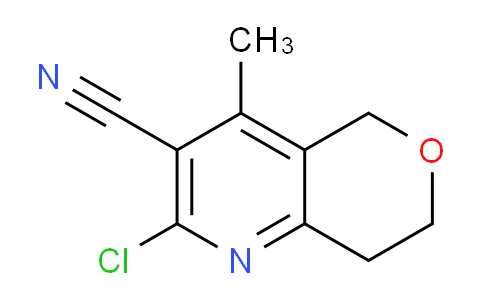 CAS No. 1707727-96-5, 2-Chloro-4-methyl-7,8-dihydro-5H-pyrano[4,3-b]pyridine-3-carbonitrile