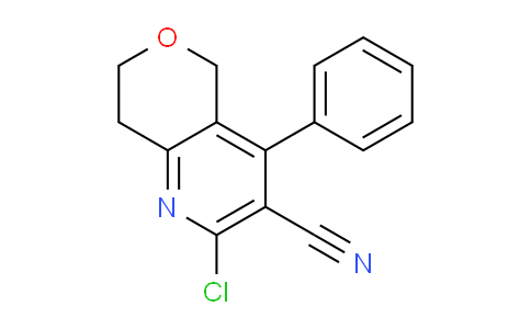 CAS No. 1707585-54-3, 2-Chloro-4-phenyl-7,8-dihydro-5H-pyrano[4,3-b]pyridine-3-carbonitrile