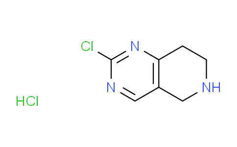 CAS No. 1314723-39-1, 2-Chloro-5,6,7,8-tetrahydropyrido[4,3-d]pyrimidine hydrochloride