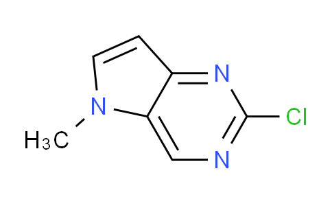 CAS No. 1511297-53-2, 2-Chloro-5-methyl-5H-pyrrolo[3,2-d]pyrimidine