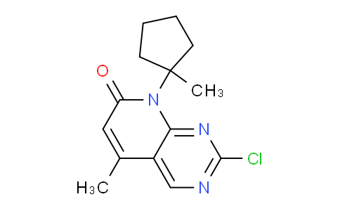 CAS No. 1956331-63-7, 2-Chloro-5-methyl-8-(1-methylcyclopentyl)pyrido[2,3-d]pyrimidin-7(8H)-one
