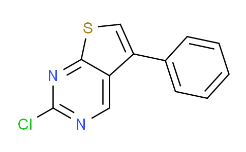 CAS No. 1225701-41-6, 2-Chloro-5-phenylthieno[2,3-d]pyrimidine