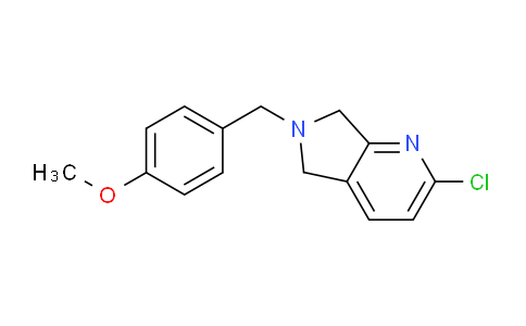 CAS No. 1356087-32-5, 2-Chloro-6-(4-methoxybenzyl)-6,7-dihydro-5H-pyrrolo[3,4-b]pyridine