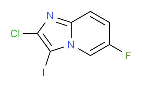 CAS No. 1428521-70-3, 2-Chloro-6-fluoro-3-iodoimidazo[1,2-a]pyridine