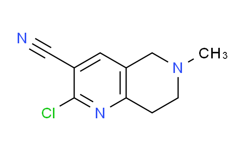 CAS No. 1190440-63-1, 2-Chloro-6-methyl-5,6,7,8-tetrahydro-1,6-naphthyridine-3-carbonitrile