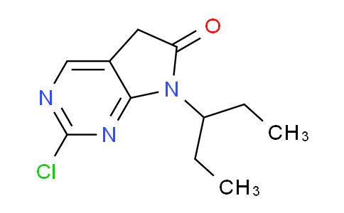 CAS No. 959795-60-9, 2-Chloro-7-(pentan-3-yl)-5H-pyrrolo[2,3-d]pyrimidin-6(7H)-one