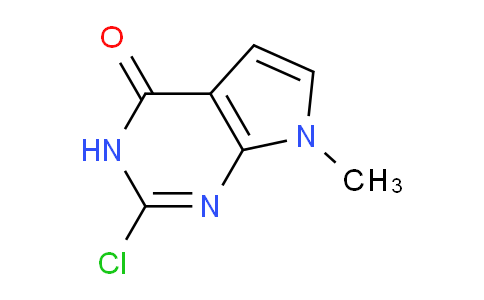 CAS No. 1377432-78-4, 2-Chloro-7-methyl-3H-pyrrolo[2,3-d]pyrimidin-4(7H)-one