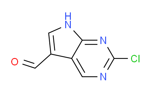 CAS No. 1367868-00-5, 2-Chloro-7H-pyrrolo[2,3-d]pyrimidine-5-carboxaldehyde