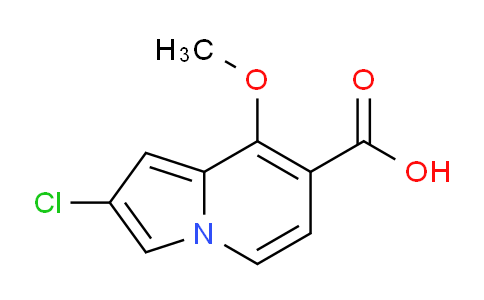 CAS No. 1706443-24-4, 2-Chloro-8-methoxyindolizine-7-carboxylic acid