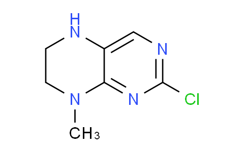 CAS No. 1314916-25-0, 2-Chloro-8-methyl-5,6,7,8-tetrahydropteridine