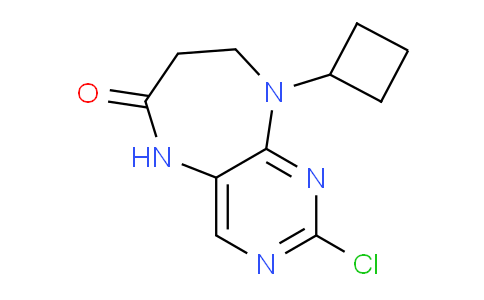 CAS No. 1062244-39-6, 2-Chloro-9-cyclobutyl-8,9-dihydro-5H-pyrimido[4,5-b][1,4]diazepin-6(7H)-one