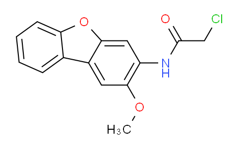 CAS No. 379726-31-5, 2-Chloro-N-(2-methoxydibenzo[b,d]furan-3-yl)acetamide