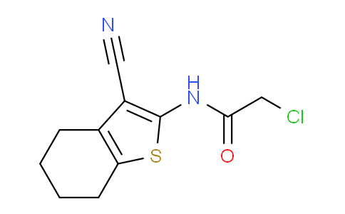 CAS No. 58125-40-9, 2-Chloro-N-(3-cyano-4,5,6,7-tetrahydrobenzo[b]thiophen-2-yl)acetamide