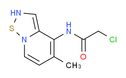 CAS No. 842957-18-0, 2-Chloro-N-(5-methyl-2H-[1,2,5]thiadiazolo[2,3-a]pyridin-4-yl)acetamide