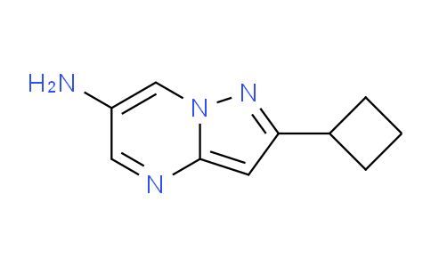 CAS No. 1493586-69-8, 2-Cyclobutylpyrazolo[1,5-a]pyrimidin-6-amine