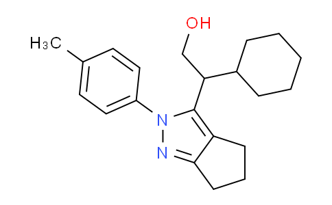 CAS No. 1363405-97-3, 2-Cyclohexyl-2-(2-(p-tolyl)-2,4,5,6-tetrahydrocyclopenta[c]pyrazol-3-yl)ethanol