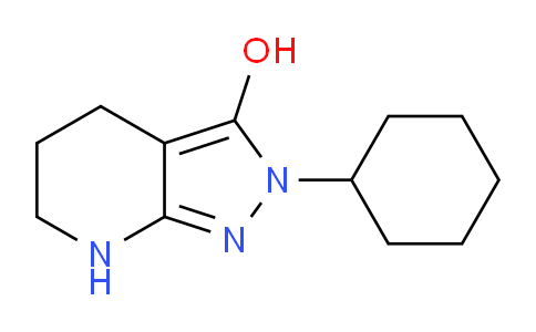 CAS No. 1707581-38-1, 2-Cyclohexyl-4,5,6,7-tetrahydro-2H-pyrazolo[3,4-b]pyridin-3-ol