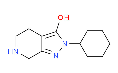 CAS No. 1710661-27-0, 2-Cyclohexyl-4,5,6,7-tetrahydro-2H-pyrazolo[3,4-c]pyridin-3-ol