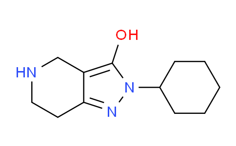 CAS No. 1708250-76-3, 2-Cyclohexyl-4,5,6,7-tetrahydro-2H-pyrazolo[4,3-c]pyridin-3-ol