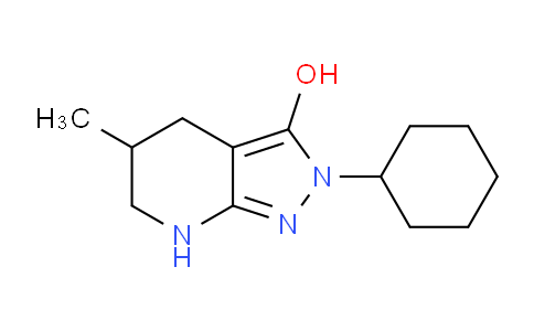 CAS No. 1774900-18-3, 2-Cyclohexyl-5-methyl-4,5,6,7-tetrahydro-2H-pyrazolo[3,4-b]pyridin-3-ol
