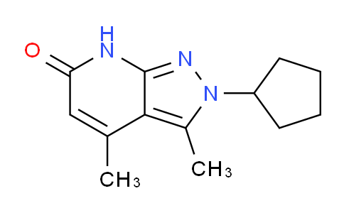 CAS No. 1018163-64-8, 2-Cyclopentyl-3,4-dimethyl-2H-pyrazolo[3,4-b]pyridin-6(7H)-one