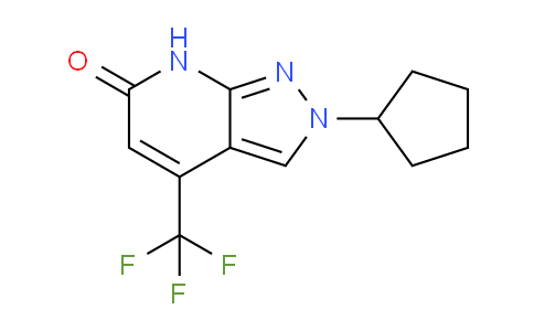 CAS No. 1018126-65-2, 2-Cyclopentyl-4-(trifluoromethyl)-2H-pyrazolo[3,4-b]pyridin-6(7H)-one