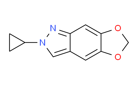 CAS No. 1352305-31-7, 2-Cyclopropyl-2H-[1,3]dioxolo[4,5-f]indazole